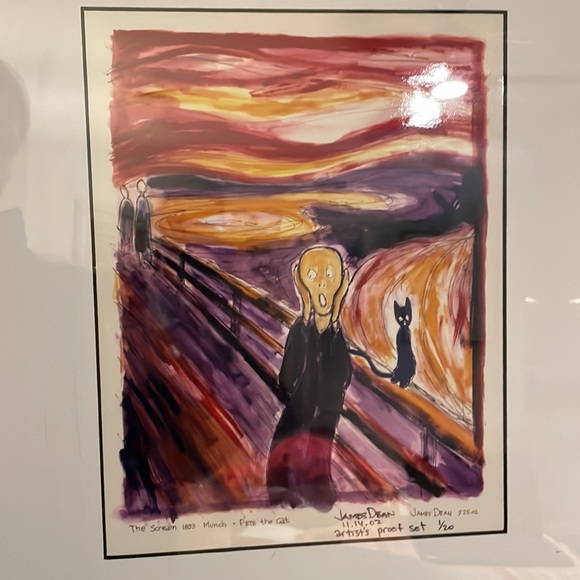 James Dean Vintage Pete with the Masters,  Munch Artist Proof, 2002 - Picture 2 of 6